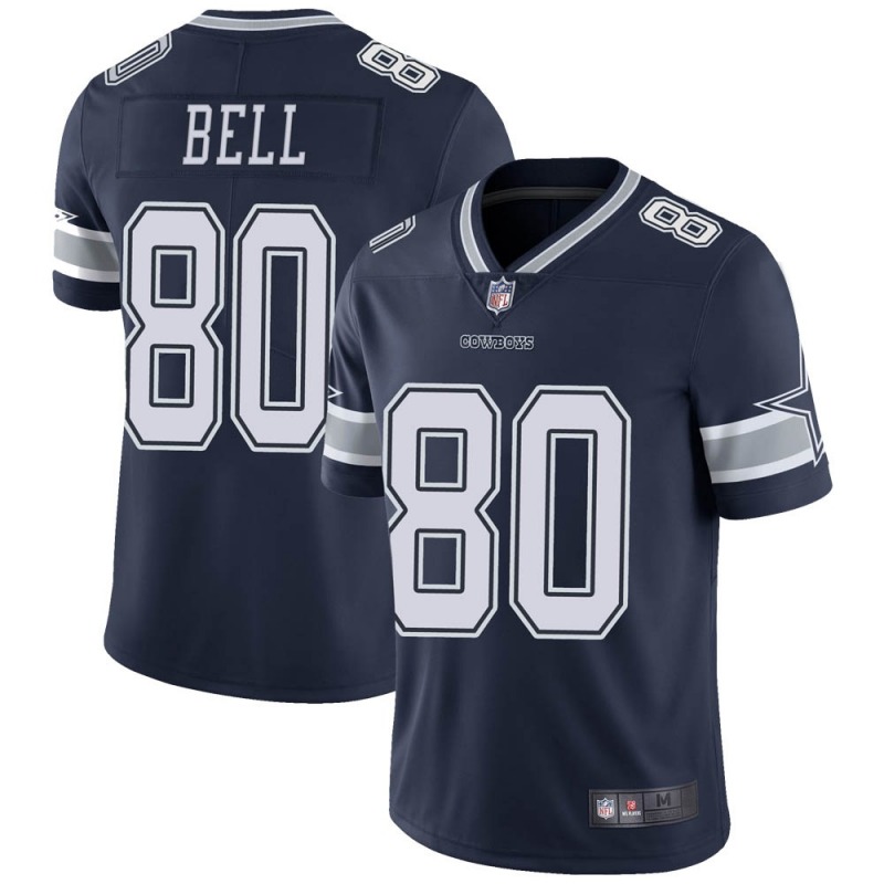 2020 Nike NFL Men Dallas Cowboys 80 Blake Bell Navy Limited Team Color Vapor Untouchable Jersey